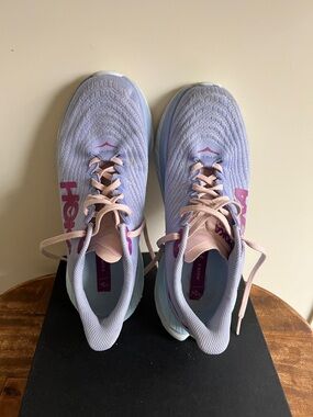 Hoka Women’s Lavender and Pink Performance Running Shoes